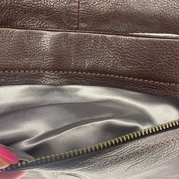 Sample Style Kenneth Cole Leather handbag purse clutch - Picture 9 of 12